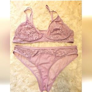 Bra & panty lace set